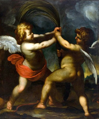 Eros and Anteros by Camillo Procaccini